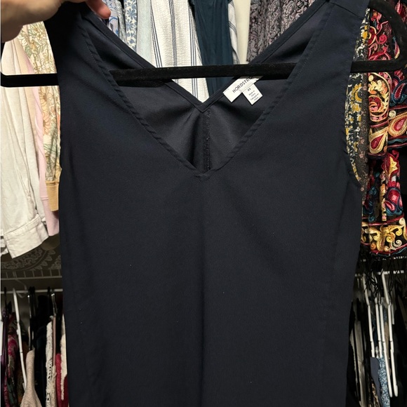 3 Halogen Nordstrom Deep Blue V-Neck Top - Picture 6 of 9